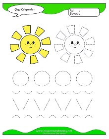Çizgi Çalışma Sayfaları